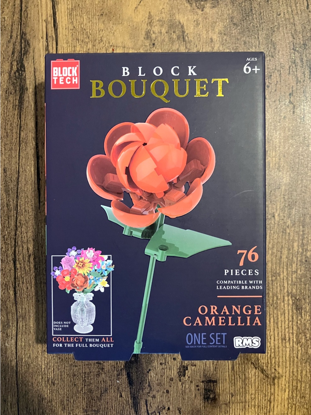 Block tech orange camellia